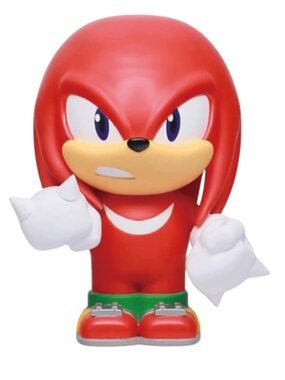 Sonic the Hedgehog-Knuckles Figural Coin Bank